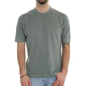 T-SHIRT IN MAGLIA VERDE
